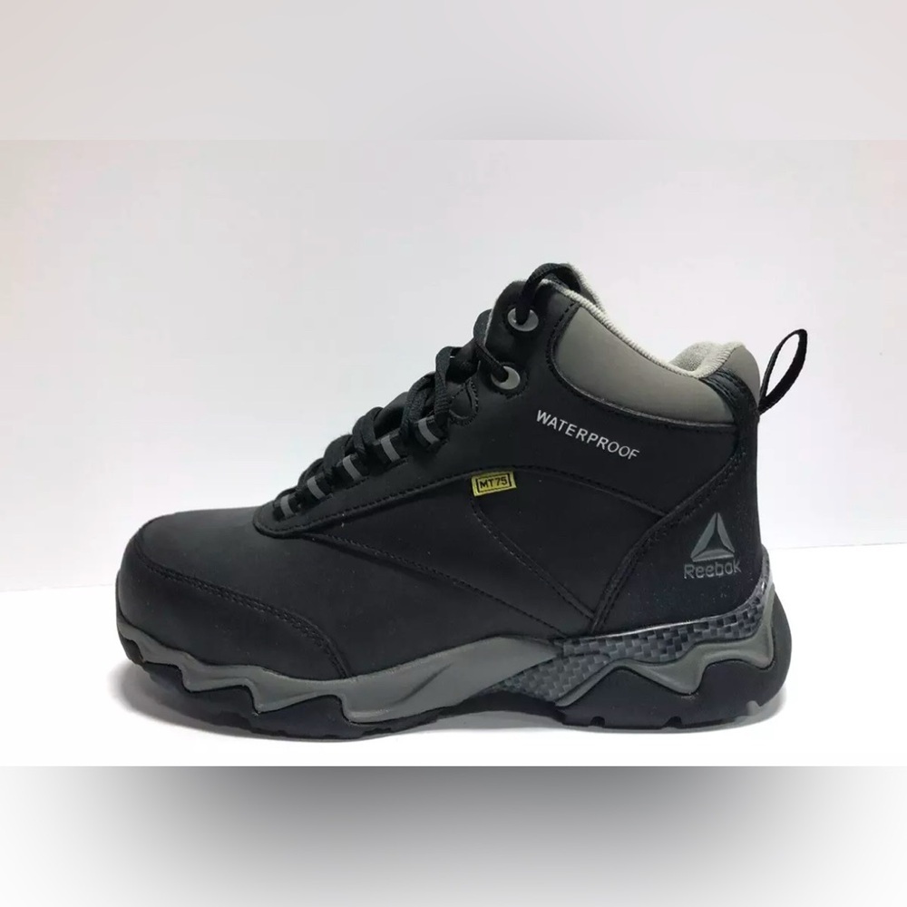 Reebok Beamer Womens Waterproof Lace Up Boot Black Size 10.5M